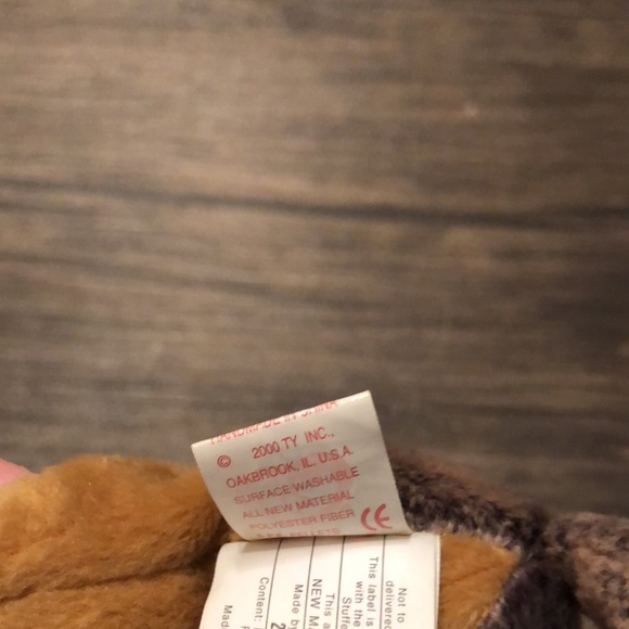 ty beanie baby SARGE german shepherd babies vintage 2000 Sarge beanie baby - Picture 7 of 7